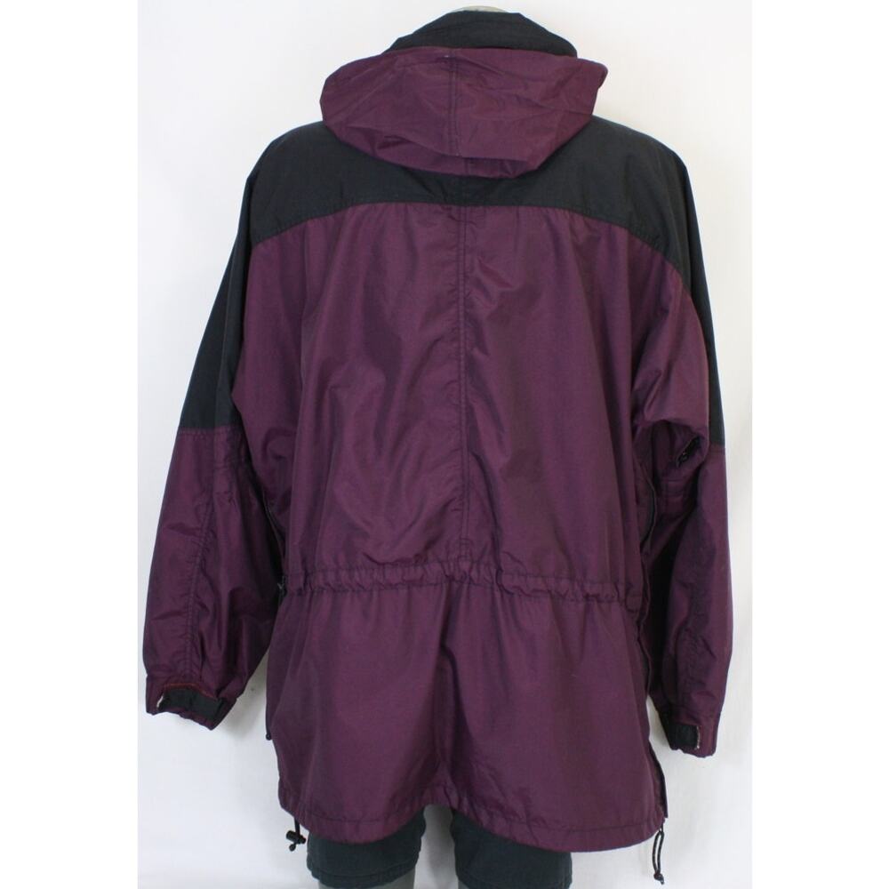Vintage Columbia Anorak Jacket Mens XXL Hooded Colorblock 90s XL - Picture 5 of 8